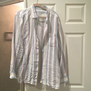 Tommy Bahama Striped Multicolor Men's Shirt